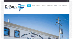 Desktop Screenshot of drparraimplantcenter.com
